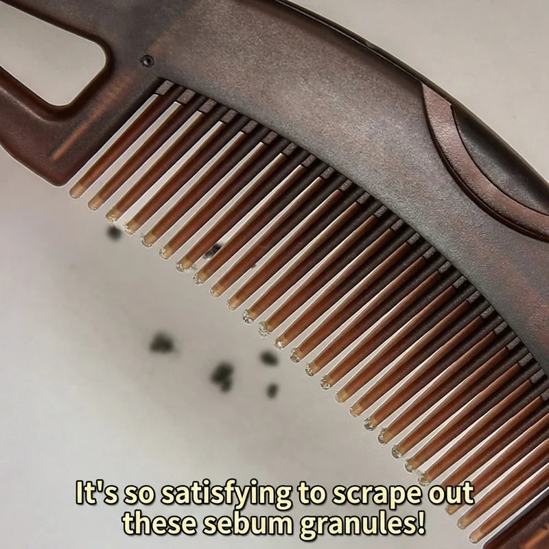 Self-Cleaning Scalp Comb – Anti-Static Dandruff Oil Removal
