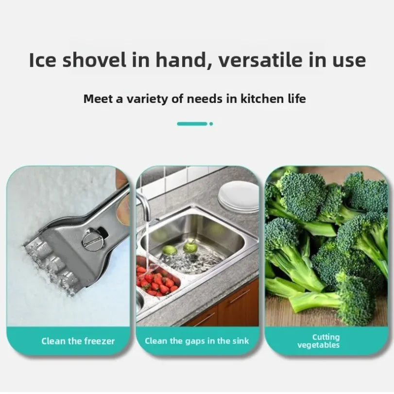 Stainless Steel Hob Scraper + Replacement Blades | Glass Cleaner