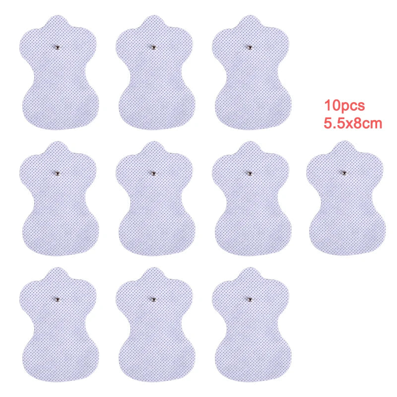 TENS Electrode Pads 10/20 Pack – Reusable Conductive Gel Patches