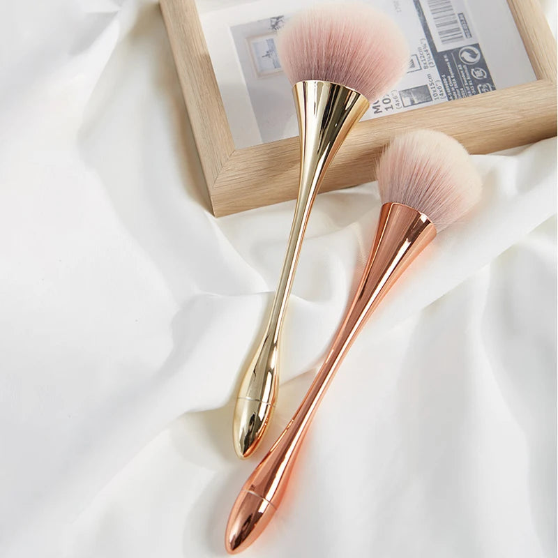 HNKMP Nail Art & Makeup Powder Brush – Soft Synthetic