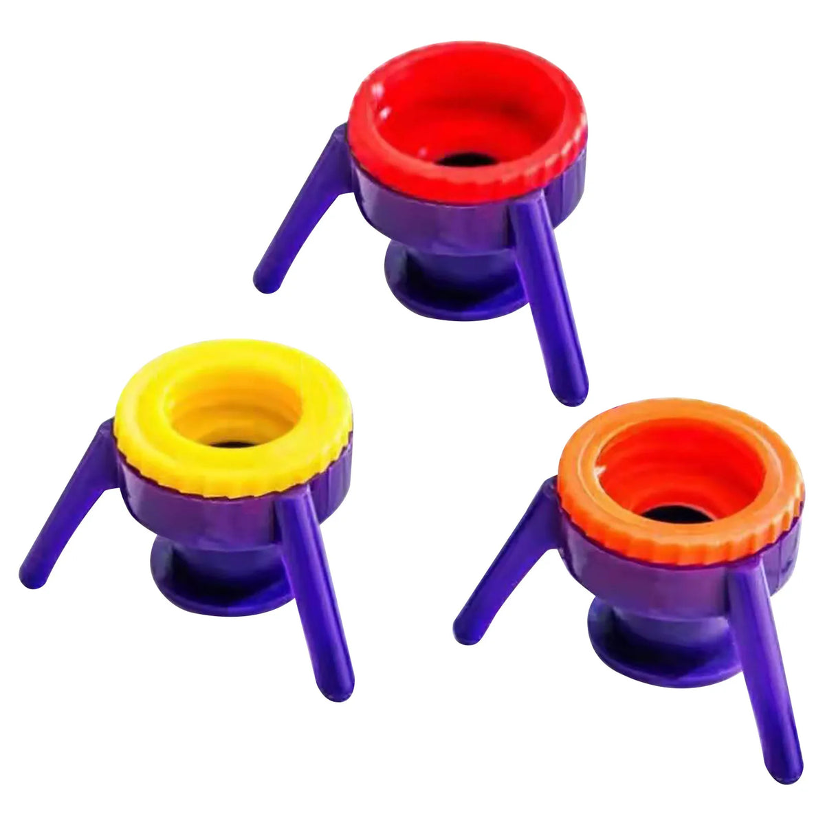 Inverted Bottle Cap Tripod Stand – Leak-Proof, BPA-Free, 3-Pack