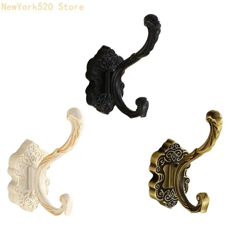 No-Drill Over-Door Hook 2-Pack – Aluminum Alloy Organizer