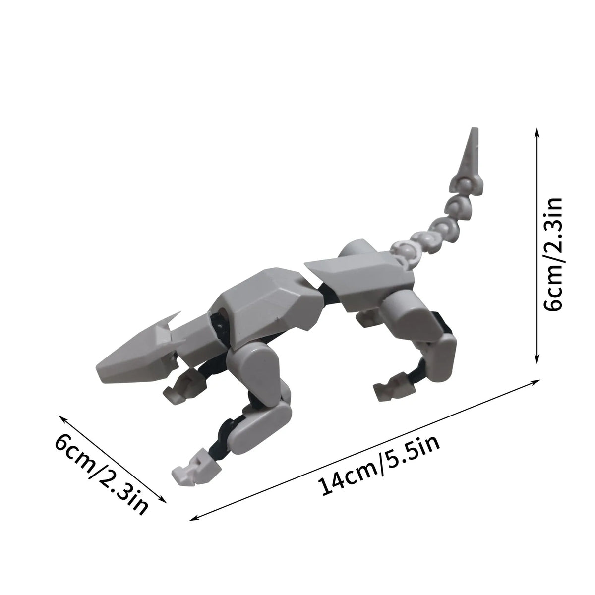 3D Printed Poseable Robot Mannequin Figure Toy | Multi-Joint
