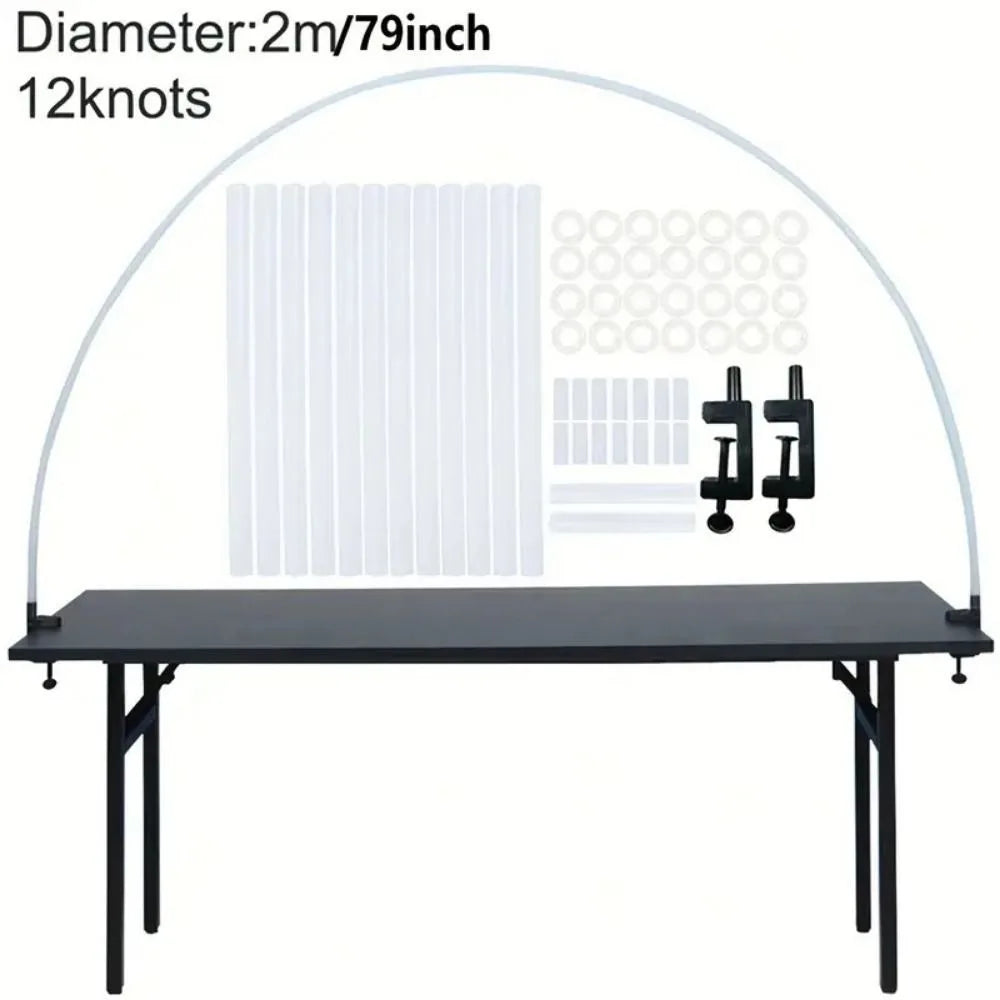 Desktop Balloon Arch Kit – Adjustable Half Arch Stand & Clamp