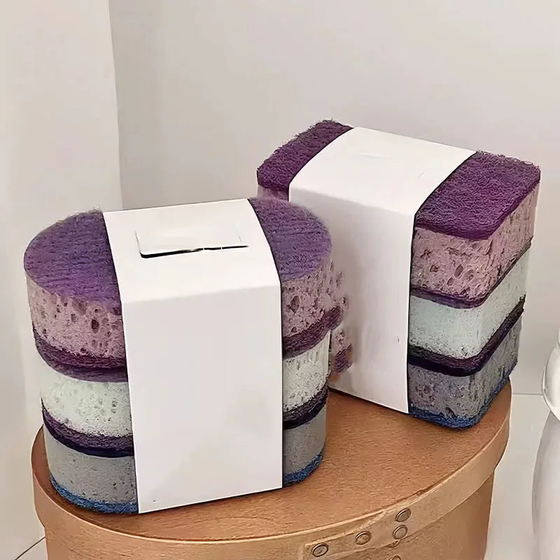 Double Sided Kitchen Sponge Scrubber for Dishes, Pots & Pans