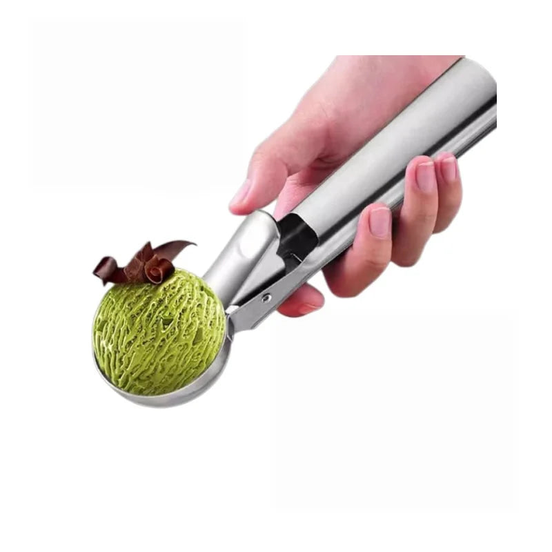 Stainless Steel Ice Cream Scoop with Trigger Easy Release