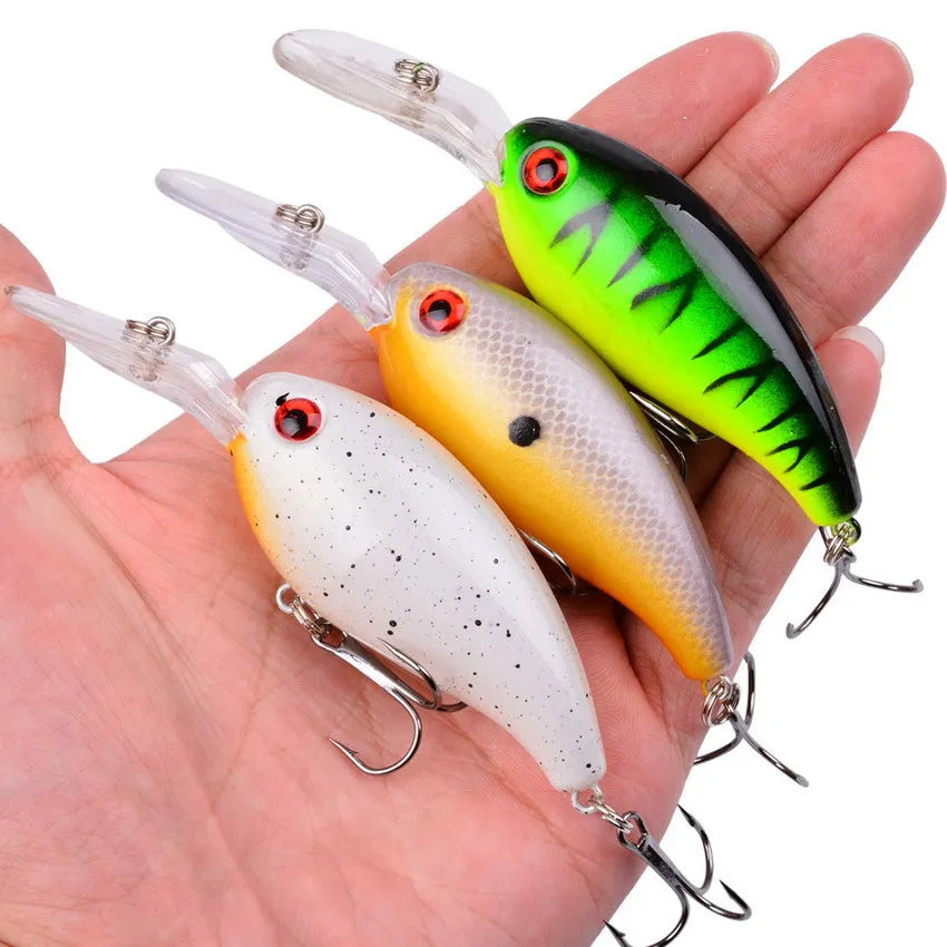 Mini Crank Fishing Lure Set 3/5/8PCS – Swimbait Minnow Wobble
