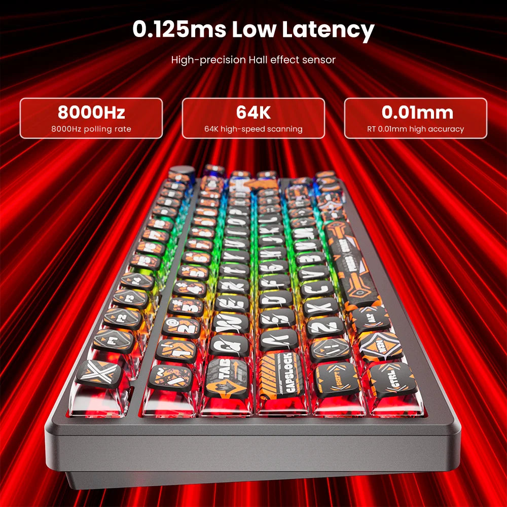 Royal Kludge RK M75 HE Hall Effect 75% Gaming Keyboard RGB