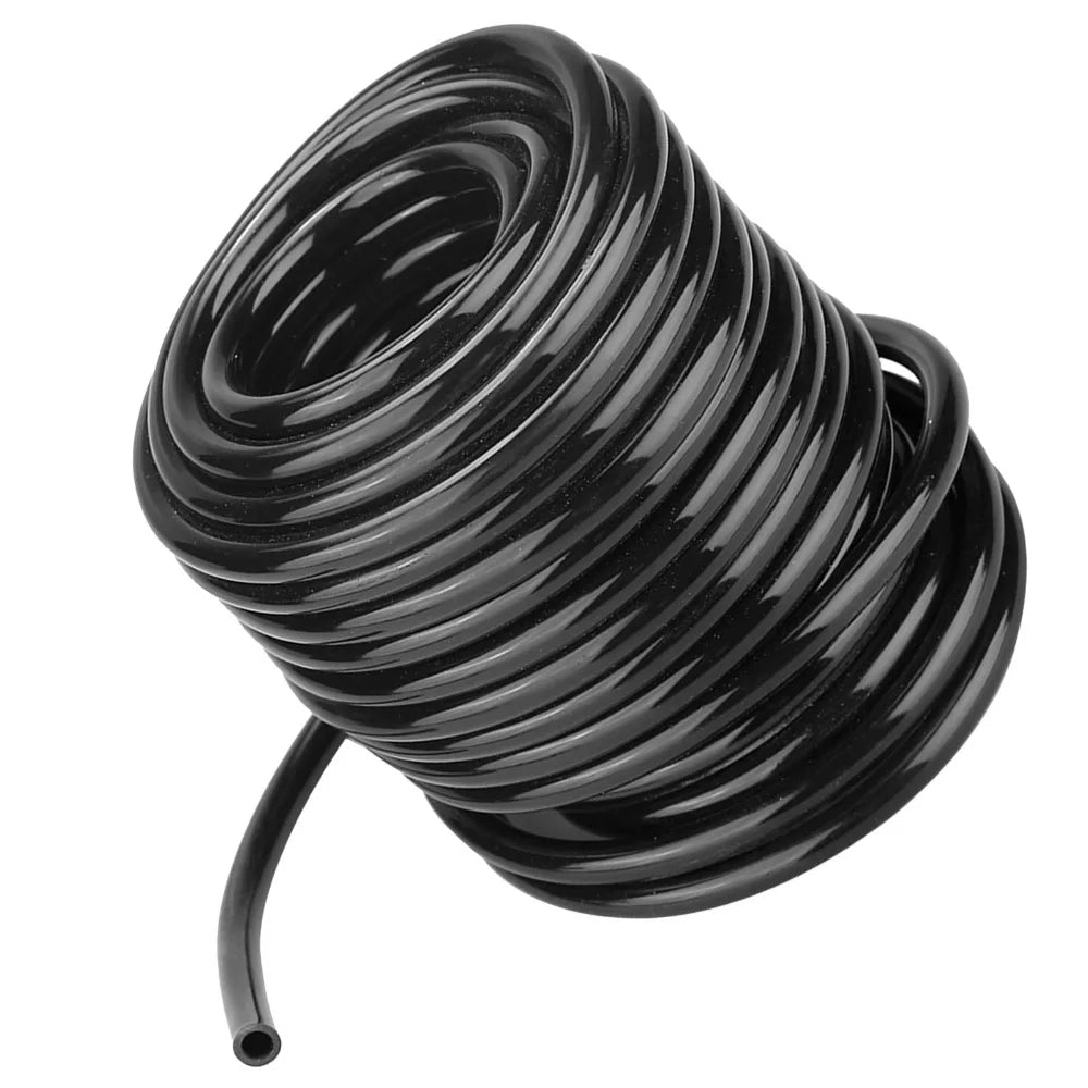 1/4 Inch Flexible PVC Drip Irrigation Hose – Black, 10–50m