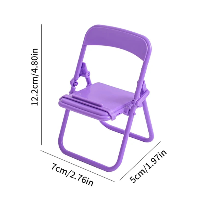 Mini Chair Phone Stand – Cute Portable Desktop Holder