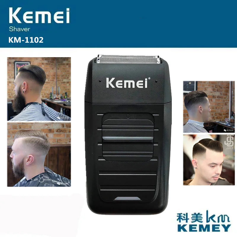 Kemei KM-1102 Electric Foil Shaver – Men's Rechargeable Razor