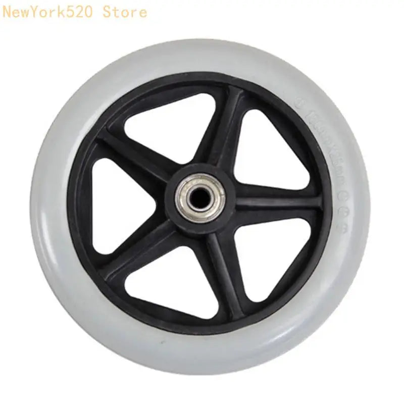 2Pcs Wheelchair Front Caster Wheel 6/7/8 Inch Universal Replacement