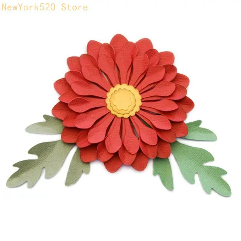 Round Flower Metal Cutting Die Stencil for Scrapbooking & Cards