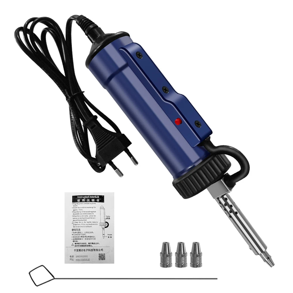 BBT-580 Vacuum Desoldering Pump 30W – 3 Nozzles, 110V/220V