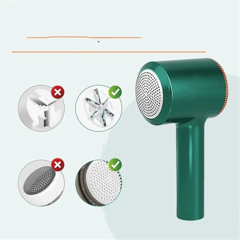 Electric Fabric Shaver & Lint Remover – USB Rechargeable