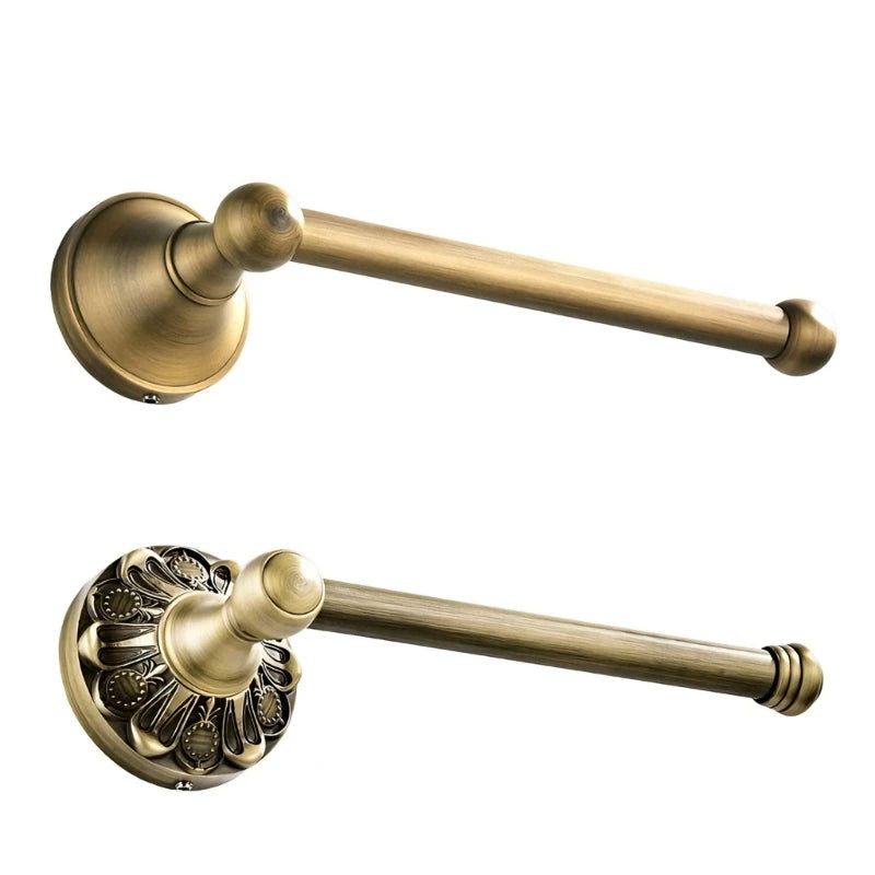 Wall Mounted Brass Toilet Paper Roll Holder – Modern Style