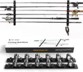 Wall & Ceiling Fishing Rod Holder – Holds 6 Rods | OUZEY