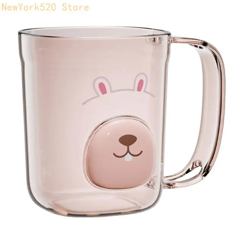 Unbreakable Plastic Toothbrush Rinsing Cup Bathroom Tumbler