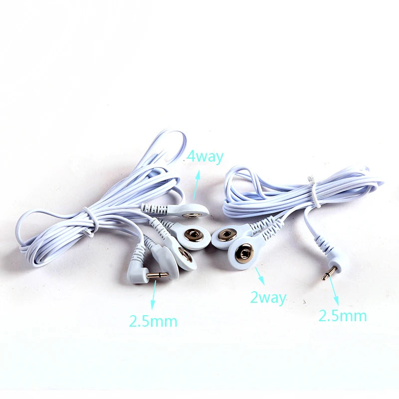 2.5mm TENS Electrode Cable – 2-Way & 4-Way Connector Wire