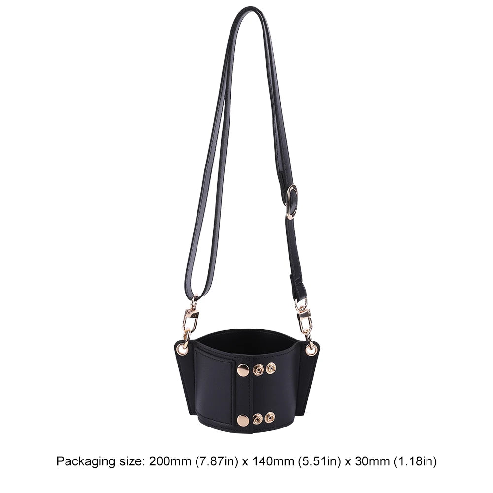 PU Leather Water Bottle Holder Sling for Stanley 30 & 40oz
