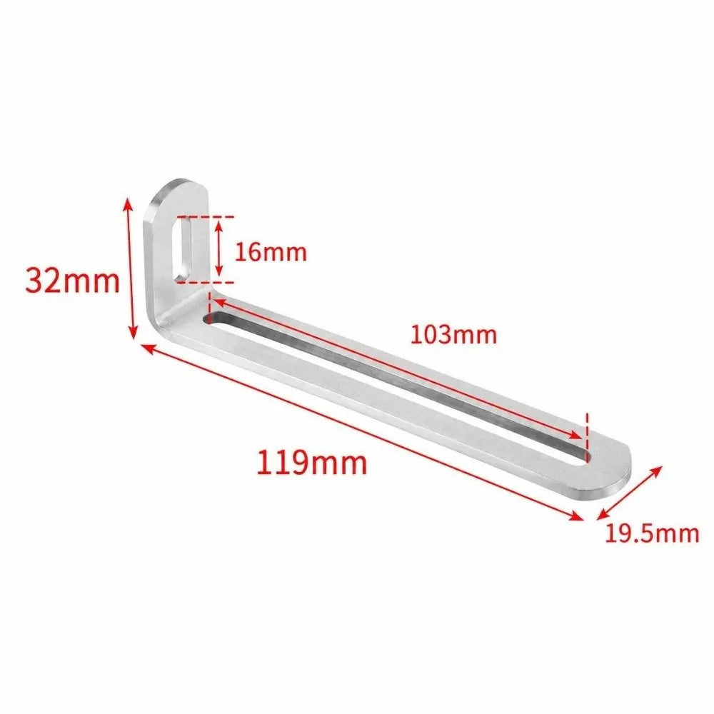 L-Shaped Stainless Steel Corner Brace Shelf Bracket | Angle Code