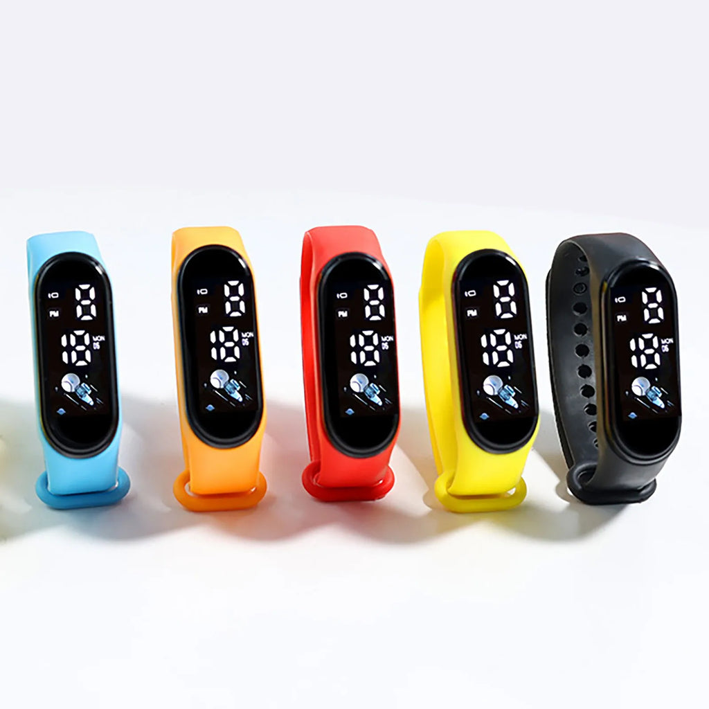 Kawaii Kids Digital Watch – Silicone Sports Bracelet Boys Girls