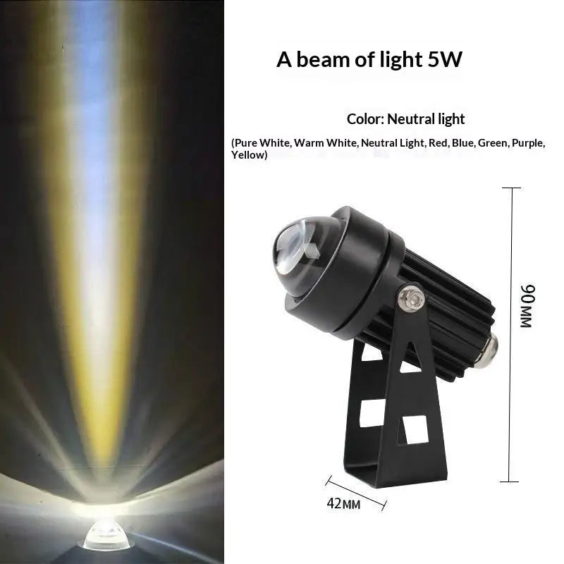 5W IP65 Waterproof LED Outdoor Spotlight & Wall Washer Lawn Light