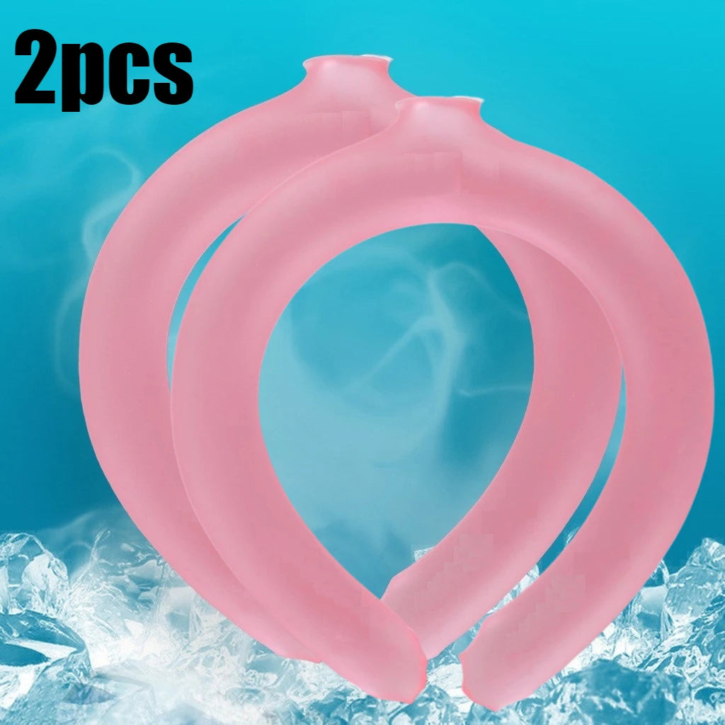 Reusable Cooling Neck Ring – Gel Ice Wrap for Summer Outdoor