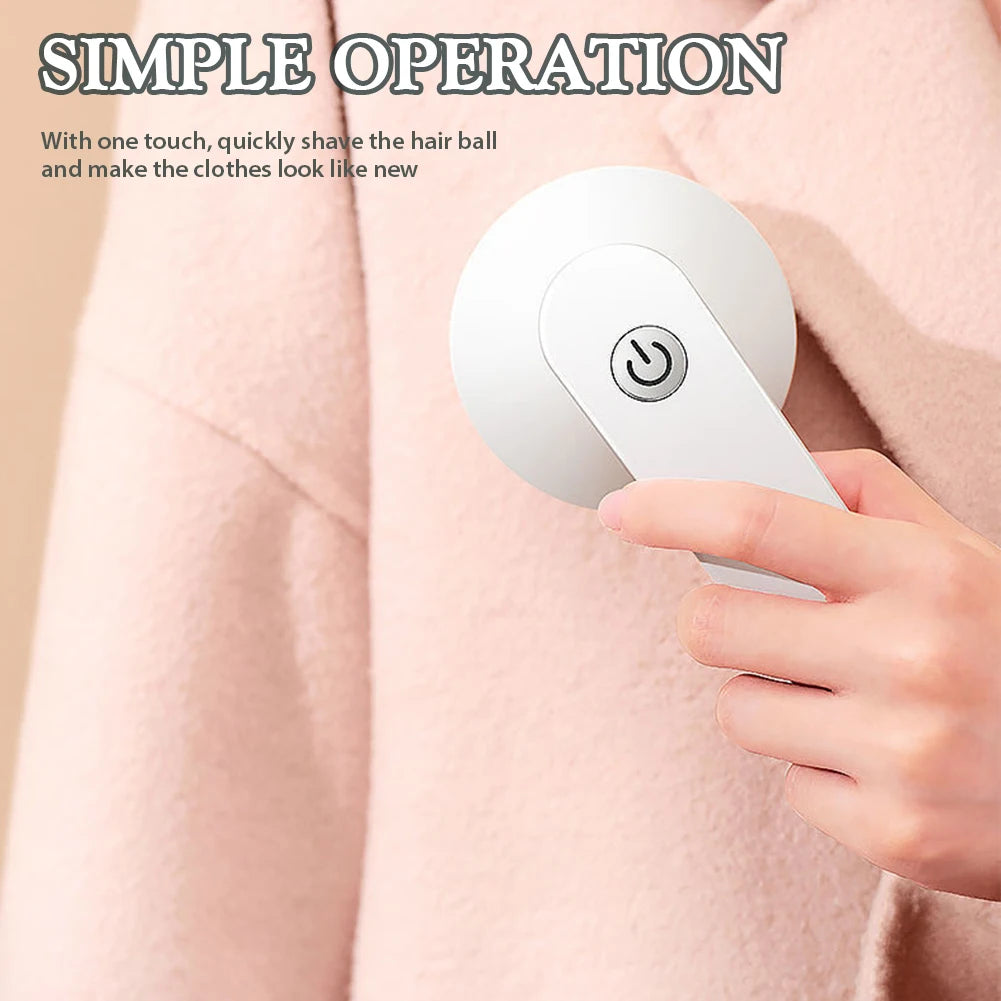 USB Rechargeable Electric Lint Remover – 6-Blade Fabric Shaver