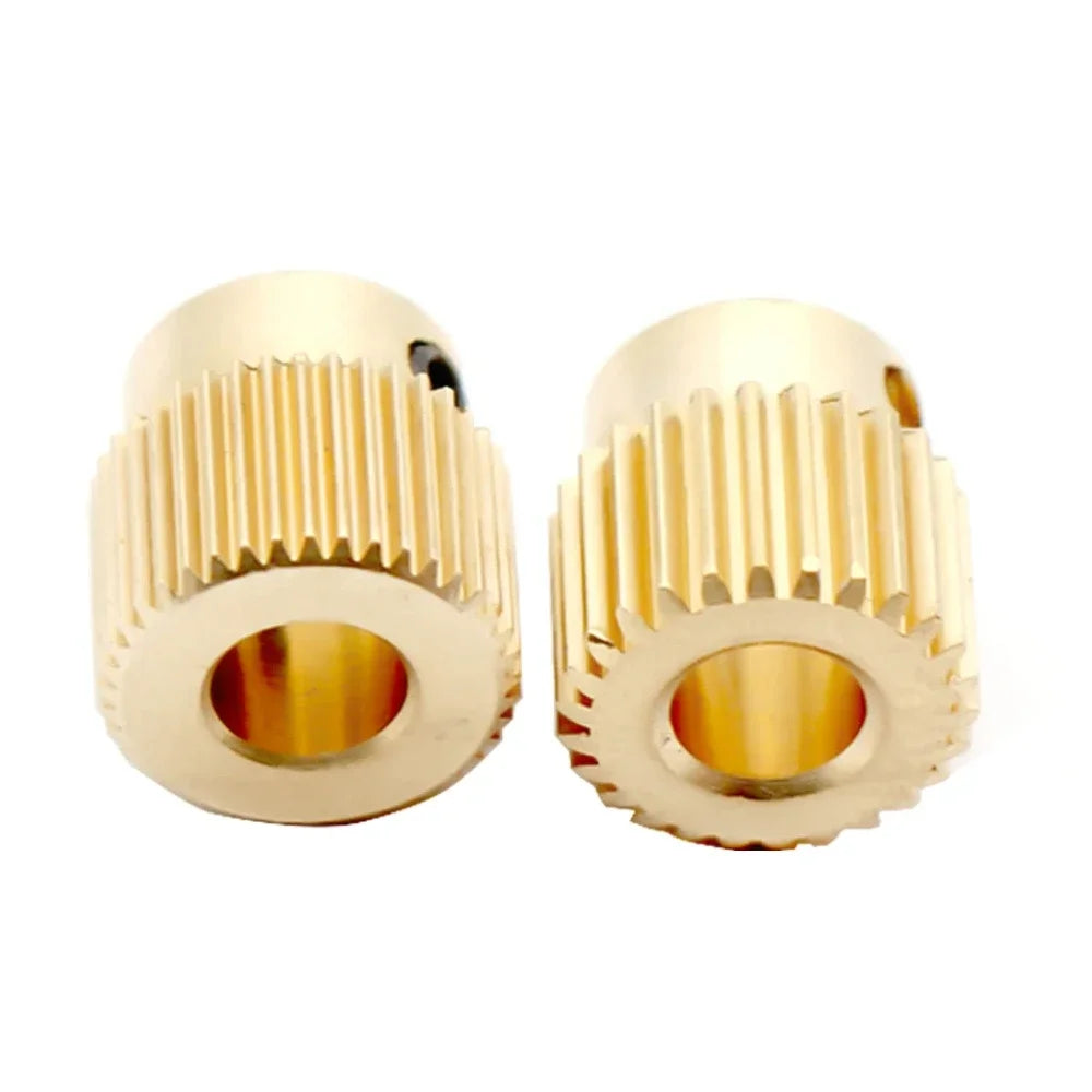 5-Pack MK7 MK8 Brass Extruder Drive Gear 26/40 Tooth – Ender 3 CR10