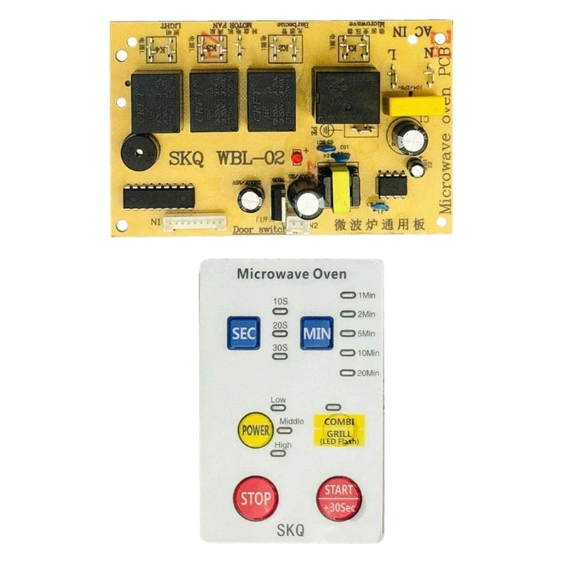 Universal Microwave Oven Circuit Board Ultra-Thin Button Replacement