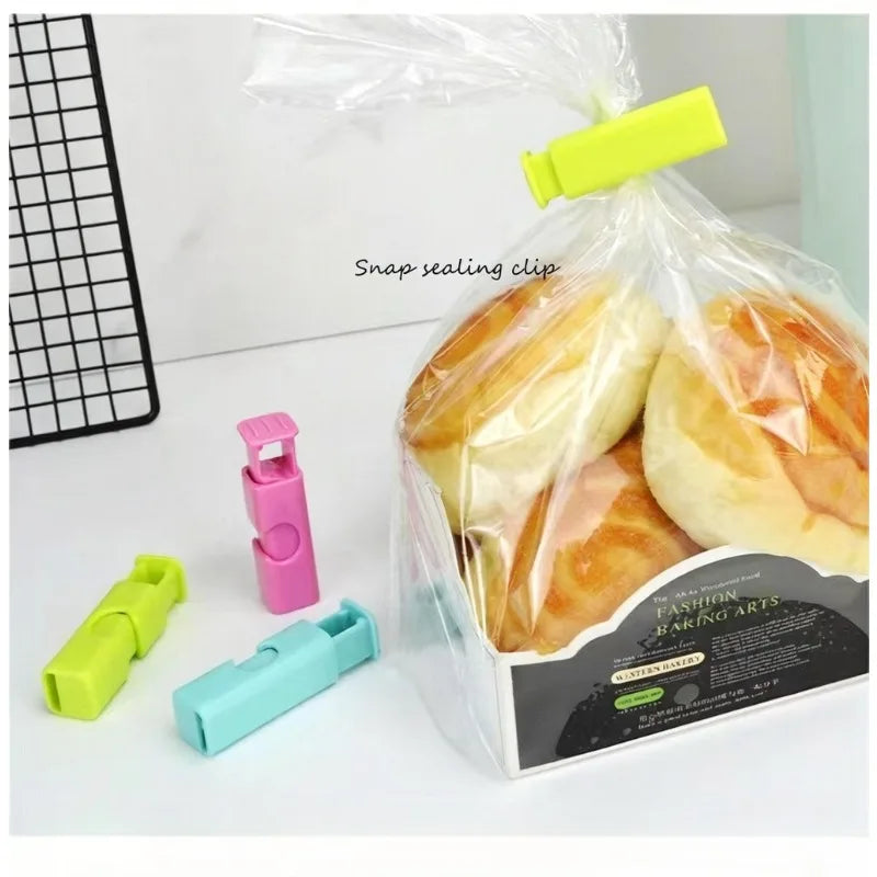 Bread & Bag Sealing Clips Easy Squeeze Lock – 4/6 Pack