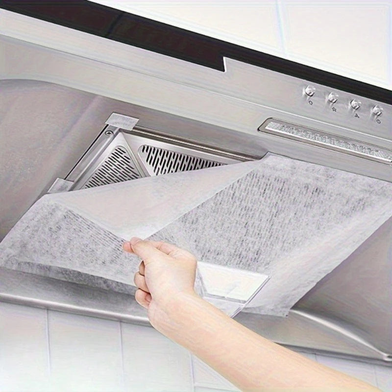 Disposable Range Hood Oil Filters – Absorbent Polyester Sheets