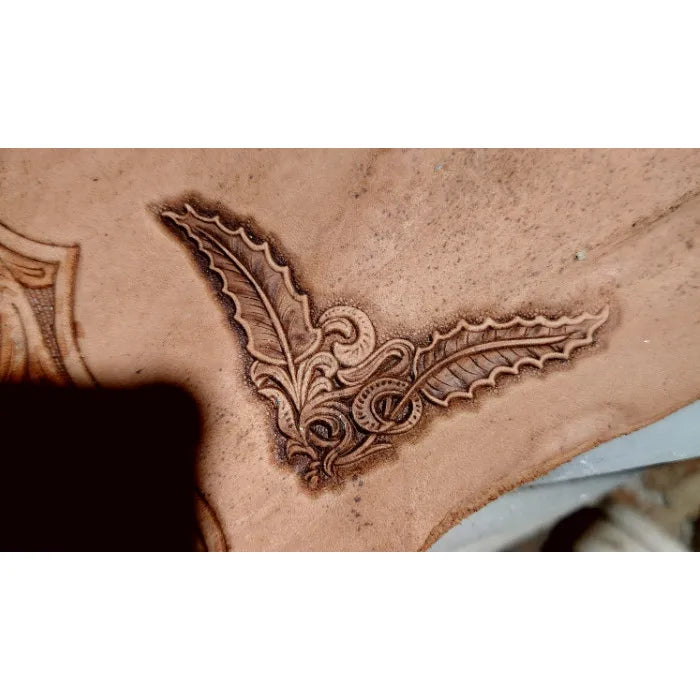 3D Arabesque Corner Flower Leather Embossing Mold – Aluminum