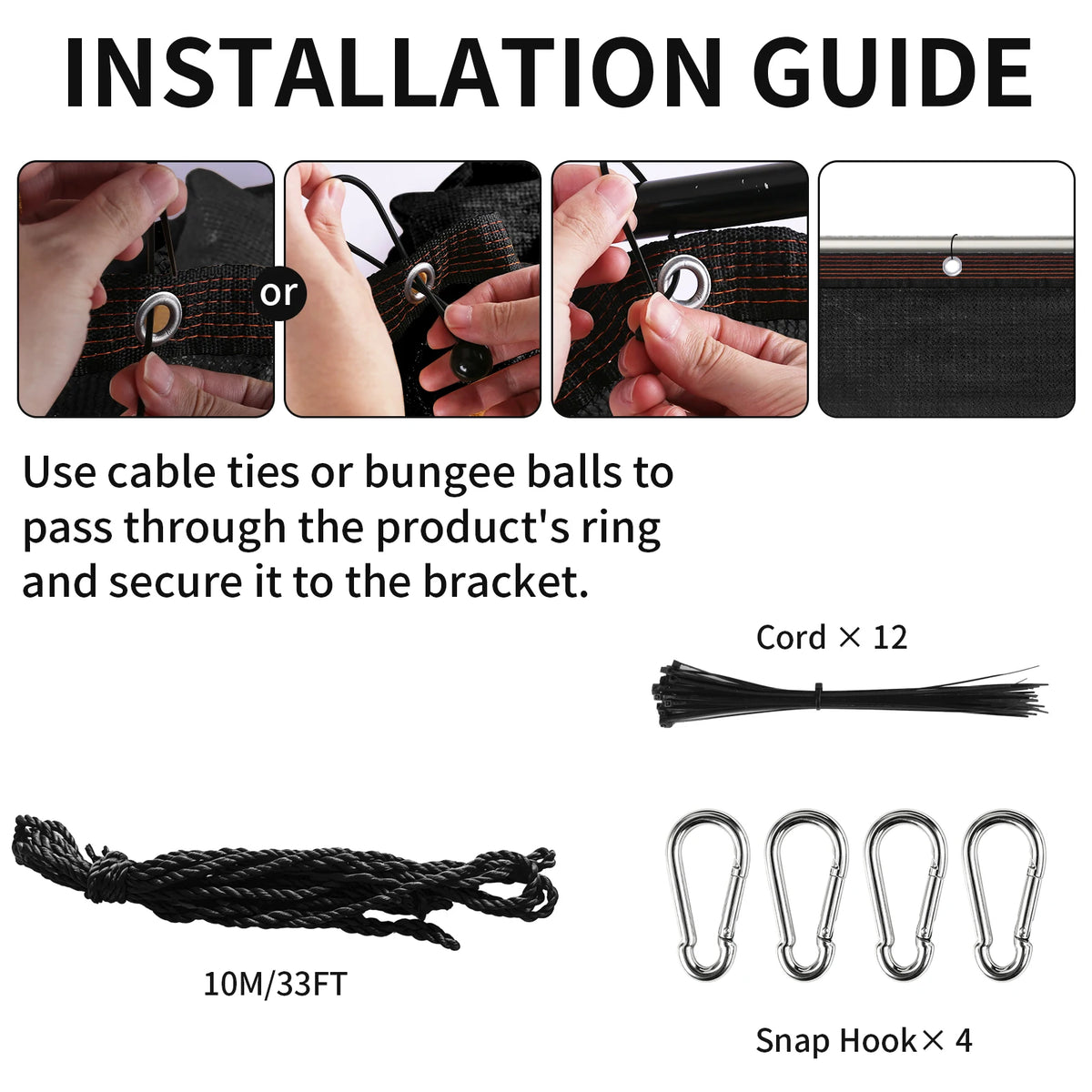 70-80% Garden Sunshade Net – Greenhouse & Privacy Cover