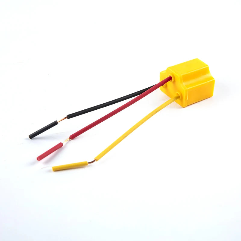 5-Pack H4 High-Temp Ceramic Car Headlight Socket Plug