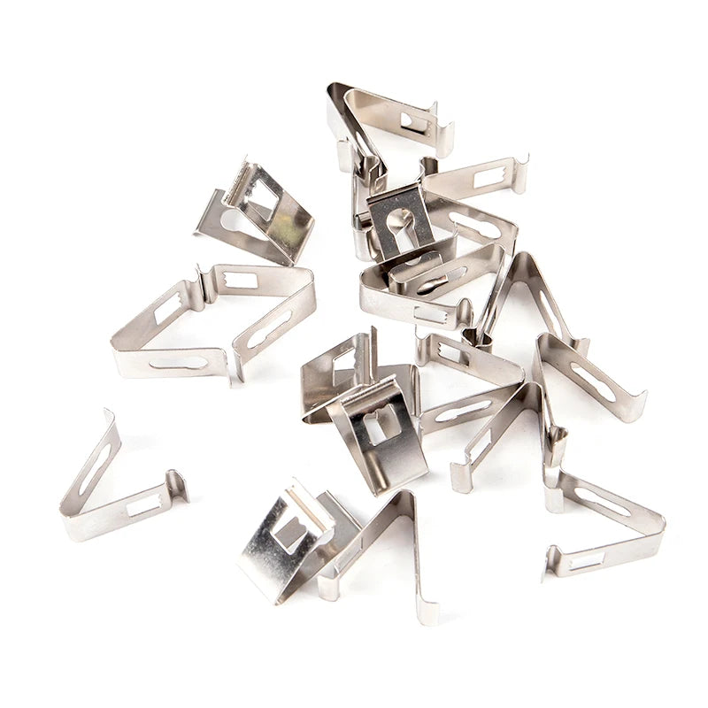 20-Pack Metal Spring Turn Clip Hangers for Frames & Mirrors