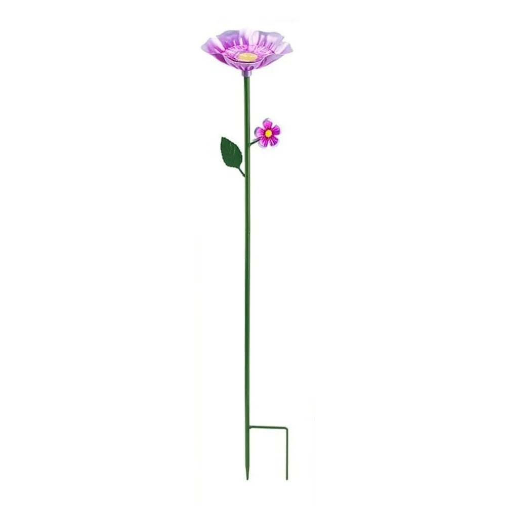 Metal Flower Bee Watering Station – Rust-Resistant Garden Feeder
