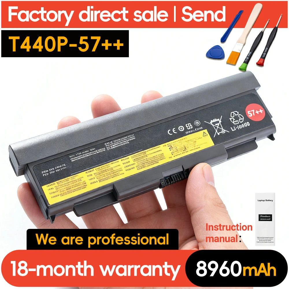 SUOZHAN 6-Cell Battery for Lenovo ThinkPad T440P T540P W540 L440