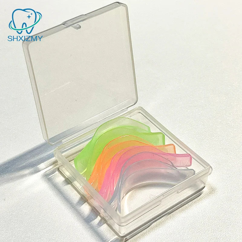 4 Pairs Reusable Silicone Lash Lift Shield Pads – Jelly Color