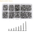 800Pcs 304 Stainless Steel Tapping Screw Assortment Set 8 Sizes