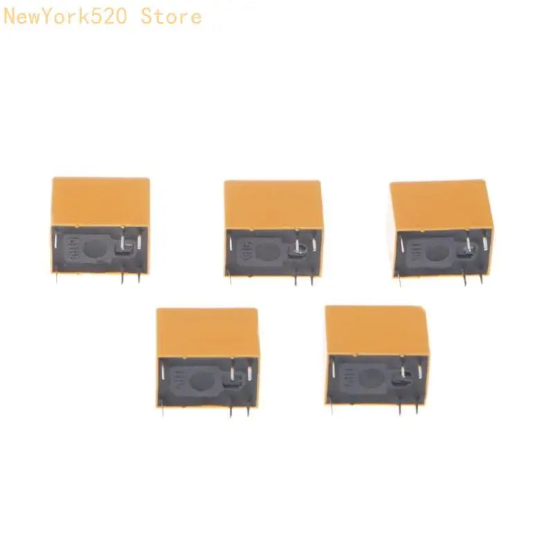 5-Pack HK4100F DC 12V Relay 6-Pin 3A 250VAC Electromagnetic