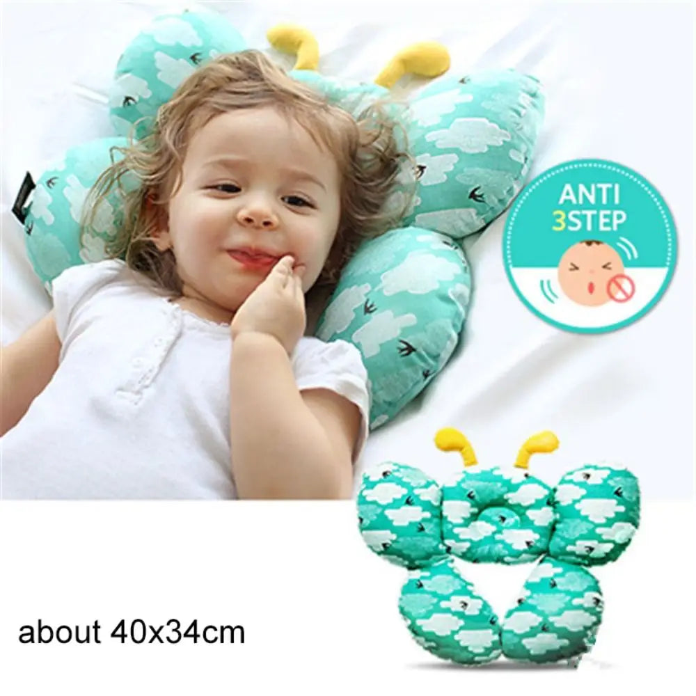 Soft Baby Neck Pillow – Memory Foam Infant Car Seat Headrest