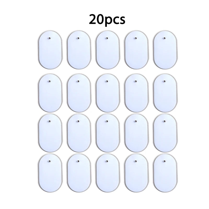 TENS Electrode Pads 10/20 Pack – Reusable Conductive Gel Patches