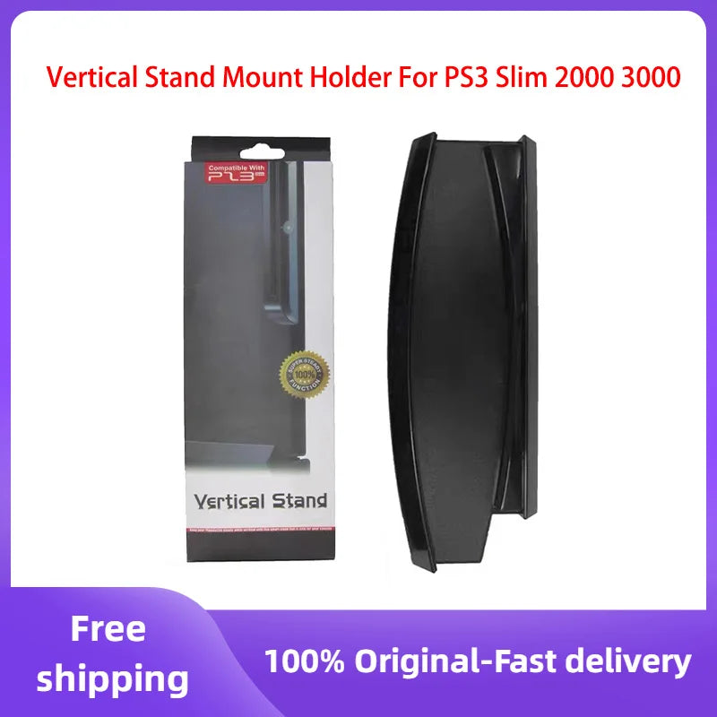 Vertical Stand Holder Dock Mount Cradle for PS3 Slim 3000