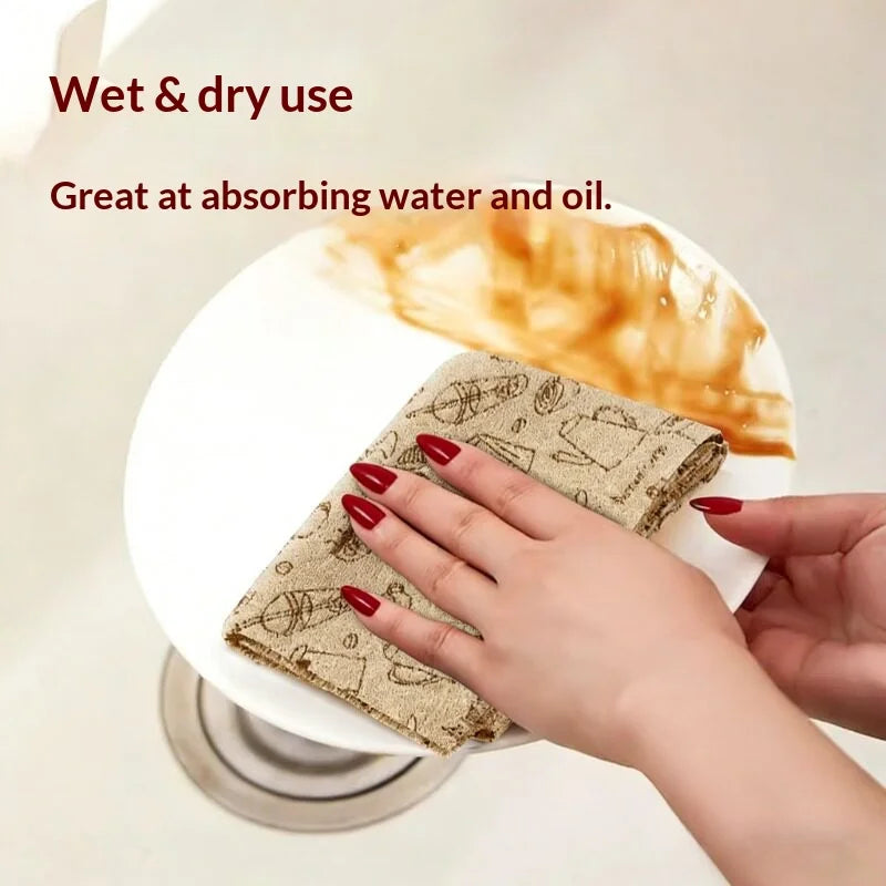Reusable Tear-Off Kitchen Cleaning Cloth Roll – 20 Sheets