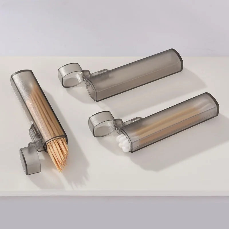 Portable Clear Toothpick Holder Case – Travel & Kitchen Storage