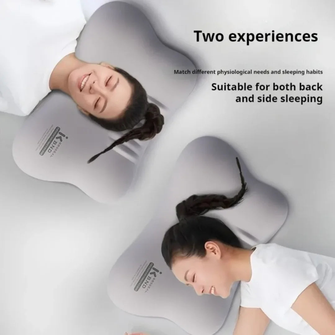 Ergonomic Memory Foam Pillow – Multi-Zone Support, All Sleepers