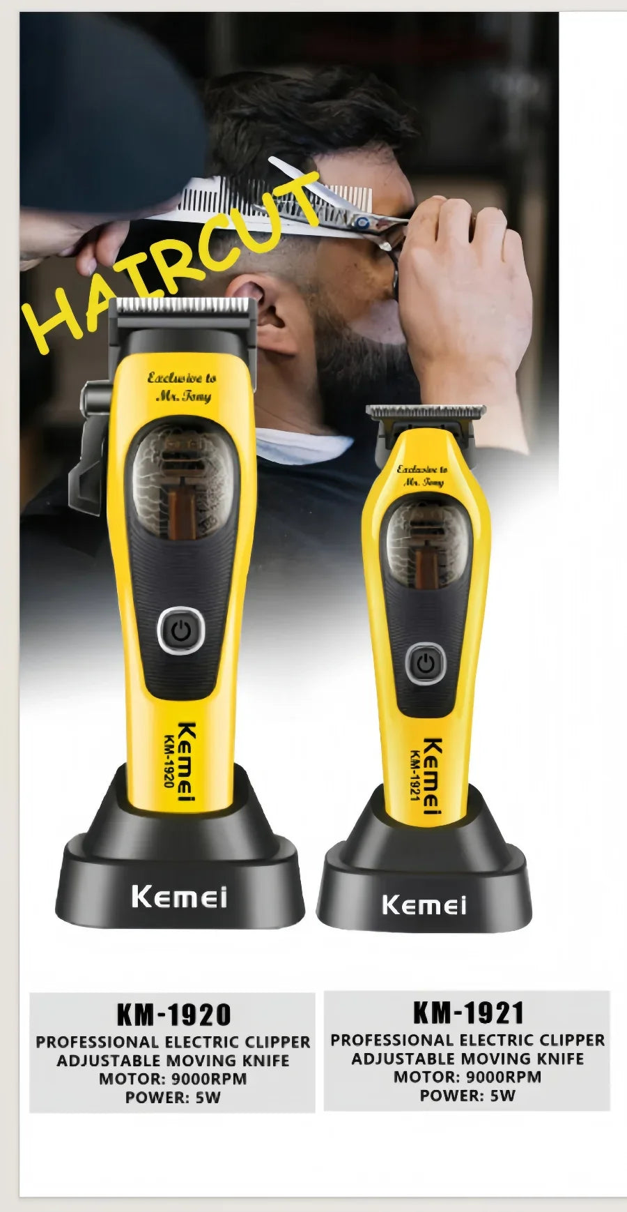 Kemei KM-1920 Professional Hair Clipper – Maglev Motor