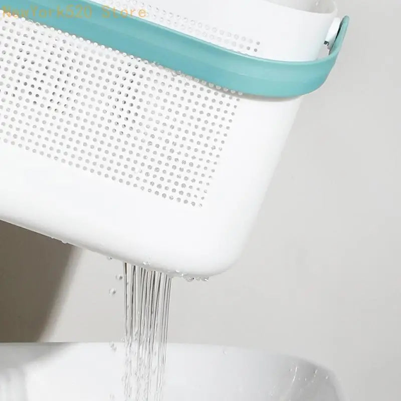 Plastic Storage Basket with Handle – Shower Caddy Organizer